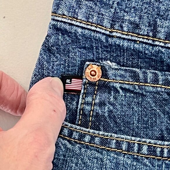 Vntg Polo Jeans Co. Ralph Lauren Womens Saturday Jeans 8x31 Straight 100% Cotton - Picture 10 of 15